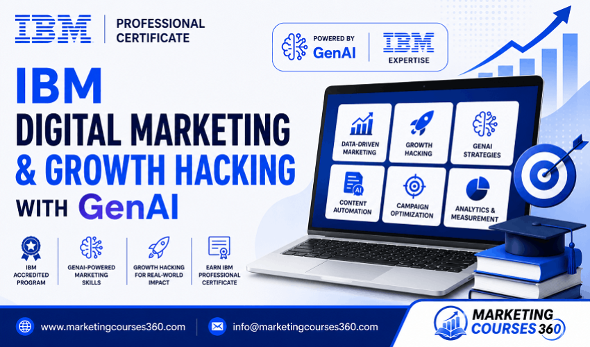 IBM Digital Marketing and Growth Hacking with GenAI Professional Certificate